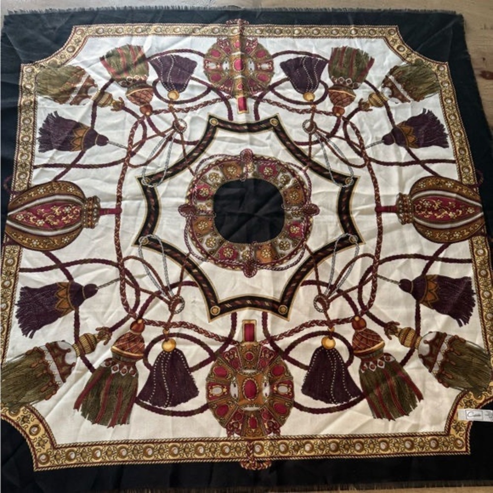 Elegant Multicolor Square Scarf